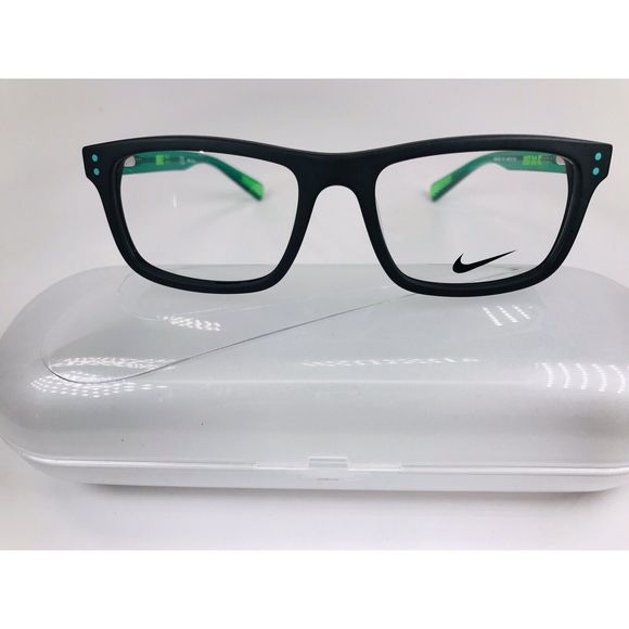 New KIDS NIKE 5536 001 Black & Neptune Green Eyeglasses 46mm with Nike Case main image 6